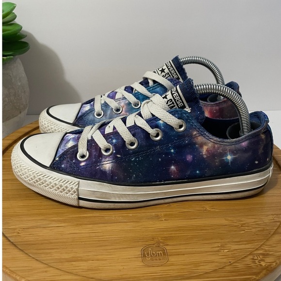 Converse Shoes - Converse All Star Women's 6 Galaxy Print Canvas Low Top Sneakers Cosmic Lace Up